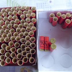 LOT 96 CARTOUCHES ANCIENNES CHASSE CAL 12 A RECHARGER MARTIGNONI  '57 UNIFOCALE