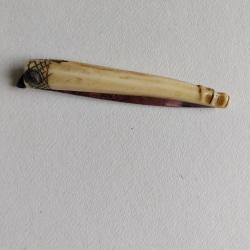 Canif ancien XIXème siècle - manche en os