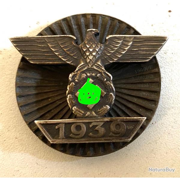Ancienne mdaille militaire pour croix de Fer Allemande ww2 1939