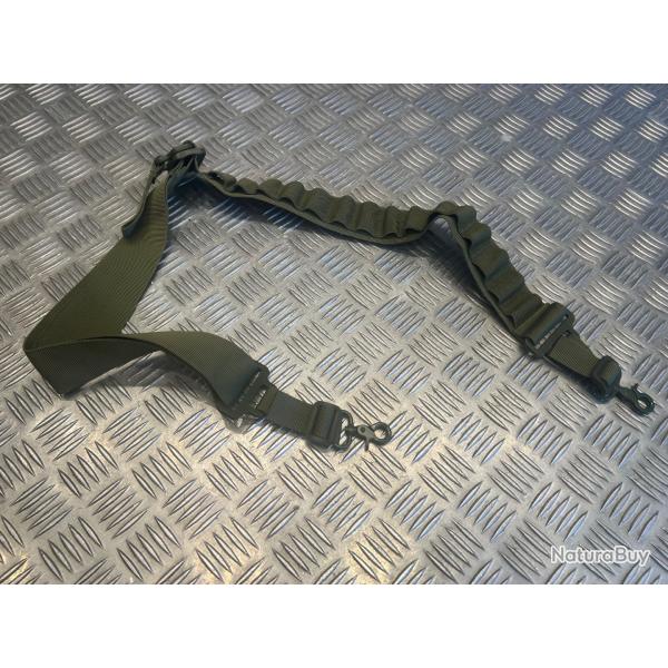 Bandoulire deux points sangle ajustable porte cartouches de 15 munitions bandoulire nylon