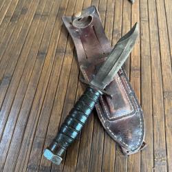 COUTEAU POIGNARD COMBAT SURVIE PILOT U.S ARMY CAMILLUS 11-1981