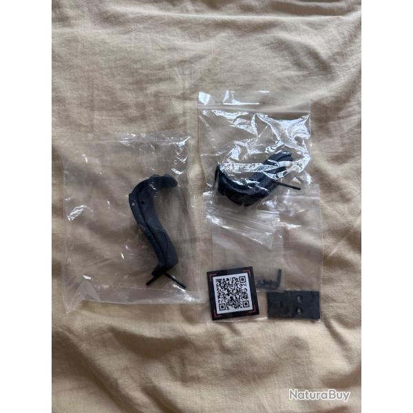 Dosseret Glock  + plaque de montage optique numro 2 neuf jamais servi