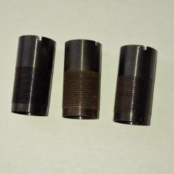 BAIKAL série de 3 chokes full ,1/4 ,lisse cal 12 vendu par poudrenoirepro