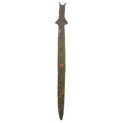 ÉPÉE HALLSTATTIENNE PROTOHISTORIQUE EN BRONZE 1300 - 800 ANS AV. J-C - FRANCE AGE DU BRONZE FINAL Co