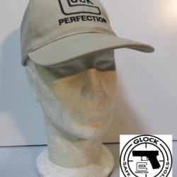 Casquette GLOCK PERFECTION beige ( 17 19 26 18 30 AUSTRIA GUN ARME PISTOLET )