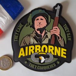 écusson collection militaire 101 éme Airborne lieutenant "Kelso Horne", du 505th PIR