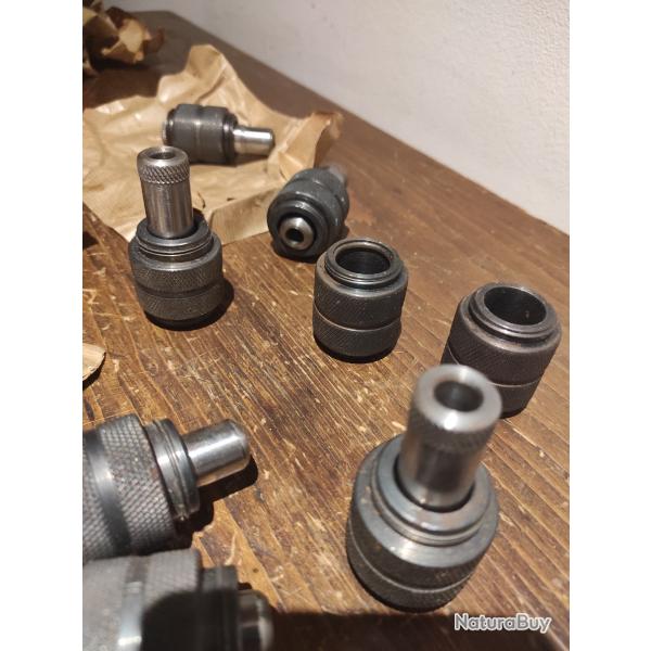 Lot de divers pices pour  recalibreur desamorceur  diffrents calibres