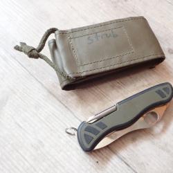 2010 Couteau Mdle 2008 de dotation armée suisse - Multi-lames. Très coupant ! + Pochette Idée cadeau