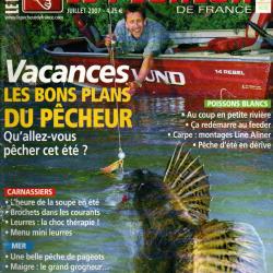 le pêcheur de france 286, feeder, truites, pageots, carpe, peche au coup, maigre, carnassiers