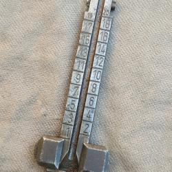 Hausse et curseur de Mauser K98 allemand WW2 98k numéro 3070