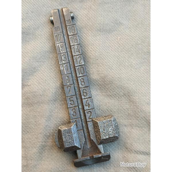 Hausse et curseur de Mauser K98 allemand WW2 98k sans numro
