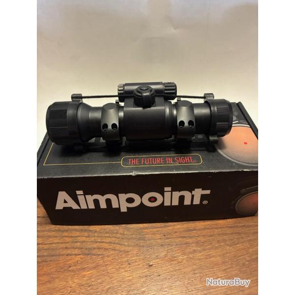 POINT ROUGE AIMPOINT 9000 SC 2 MOA + COLLIER AMOVIBLE POUR RAIL PICATINNY