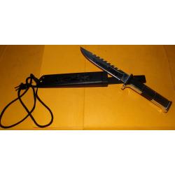 COUTEAU SAFARI , FES ROSTFREI , MADE IN GERMANY PATENT PEND , PIERRE A AIGUISER SUR LE FOURREAU , PO