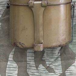 Gamelle allemande WW2 - Modèle M31 fin de guerre - peinture d'origine-Nominative