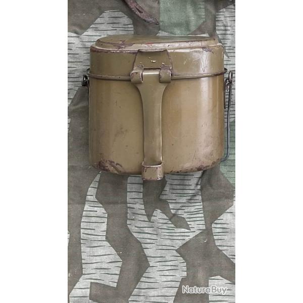 Gamelle allemande WW2 - Modle M31 fin de guerre - peinture d'origine-Nominative