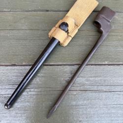 Baionnette Anglaise N°4 MKII avec fourreau et gousset WWII Originale