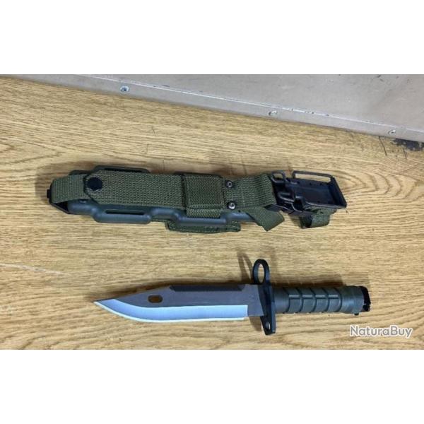 RARE ORIGINAL AUTHENTIQUE US ARMY M9 PHROBIS MARTO INTL' BAYONET BAIONNETTE 1987-1989 ETAT NEUF !!!!
