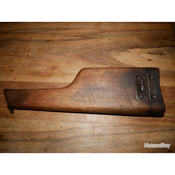 Etui crosse de MAUSER C96 d'origine modle civil avec pontet d'accroche de bandoulire