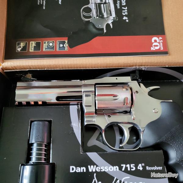 DAN WESSON 715 4 pouces - CO2 pellets