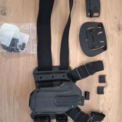 Plaque de cuisse et holster