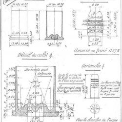 Croquis d'époque cartouche .44 en jpg.