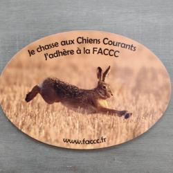 Autocollant chasse lièvre