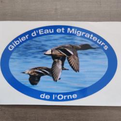 Autocollant chasse gibier d'eau n' 2
