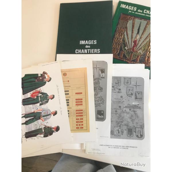 Lot livre chantier de jeunesse ww2