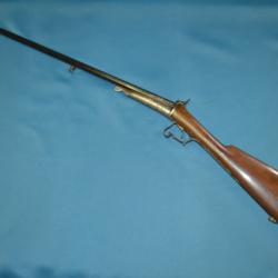 carabine de jardin système Gaubert de luxe gravée cal 9mm rimfire à un coup poudre noire CAt De