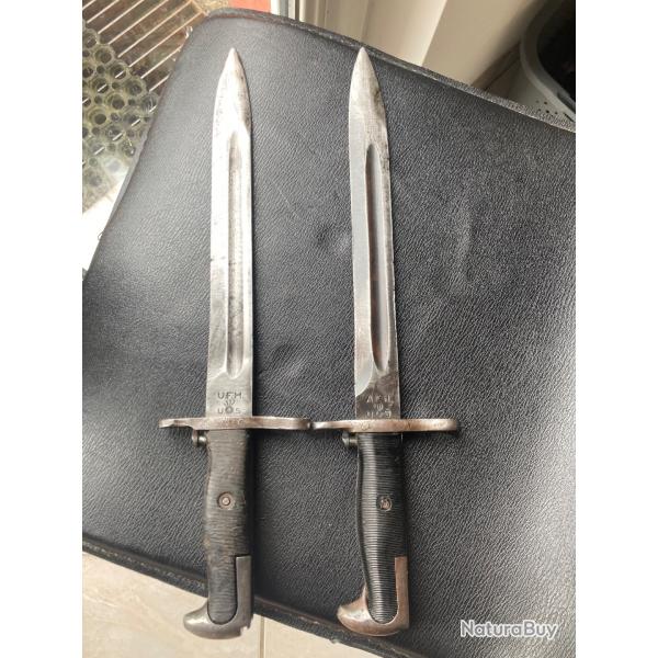 Lot baonnettes M1 garand us