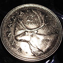 Canada piece de 25 cents 2002 Elizabeth II TTB