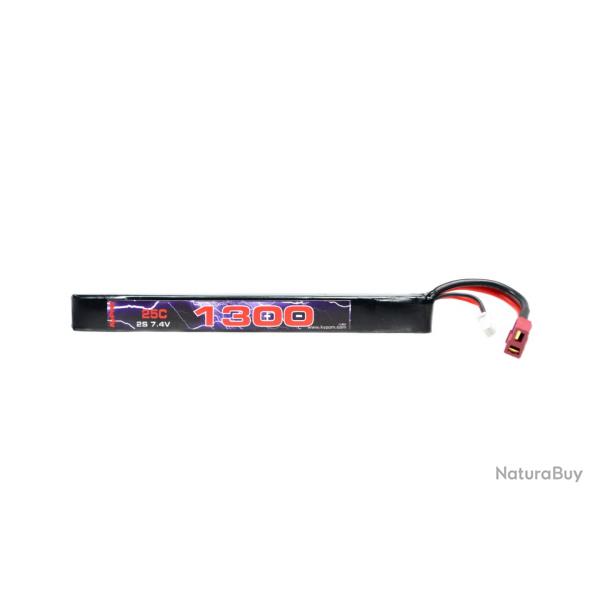 Kypom Batterie LiPo Stick 7,4V 1300mAh 25C (Deans Large)