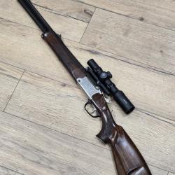 DOUBLE EXPRESS SAUER 97 Cal 9.3x74R avec lunette HAWKE