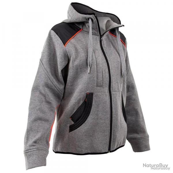 Blouson de travail Femme molletonn Gris