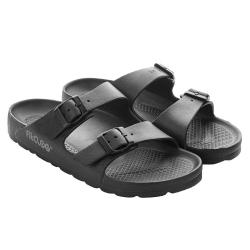 Sandales plastique noires Like