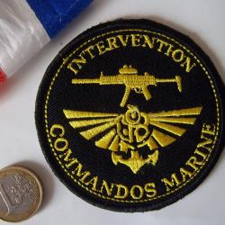 intervention commando marine écusson militaire collection