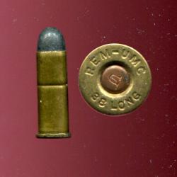 38 Long Colt Original - Ancienne cartouche pour Colt Navy & Army - marquage : REM-UMC 38 LONG
