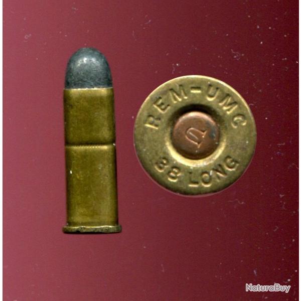 38 Long Colt Original - Ancienne cartouche pour Colt Navy & Army - marquage : REM-UMC 38 LONG