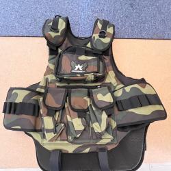 Enchère 1 Lot de 10 gilets paintBall - airsoft Taille unique réglable Numéro 1