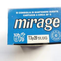 LOT DE 100 Cartouchesà balles calibre 16X70 CLEVER MIRAGE T3  slug   29GR