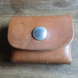 etui cuir pour chargeur  vintage