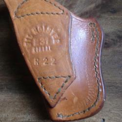 etui holster cuir M.31 cout R.22 vintage