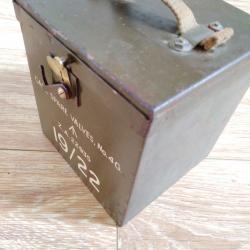 Boite Militaria Case Spare Valves No 4G WW2