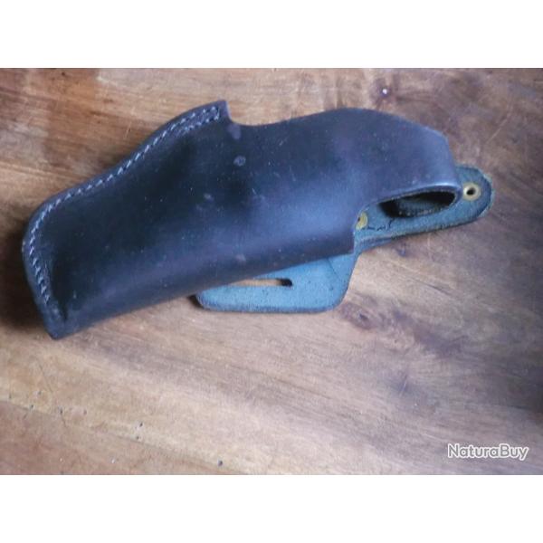 etui holster cuir N 3 pouces  vintage
