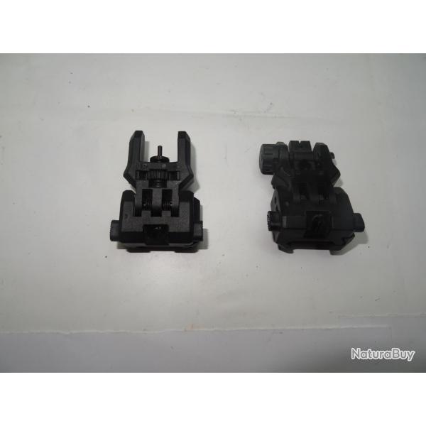 CAA Tactical set organe de vise flip up avant et arrire
