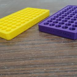Lot de deux Plateaux de rechargement 38Sp/357Mag