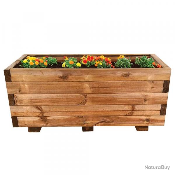 Jardinire bois gotextile 80x40xH33cm