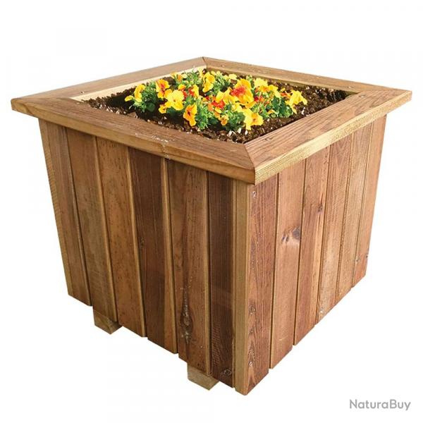 Jardinire bois gotextile 40xH33cm