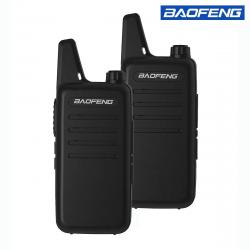 2pcs Baofeng VT-C2 FRS/PMR Hiking Mini Two Way Radio 2 Watt Walkie Talkie for Christmas Gift - black