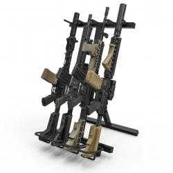 Gun Rack Portable Rifle Rack Stand Heavy Duty Weapon Storage Bracket Folding Gun Rack Stand for Outd